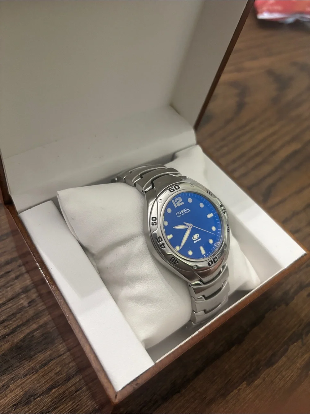 Fossil Blue Men’s Stainless Steel Watch